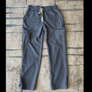 Figs rare heather denim XS/P Livingston scrub pants